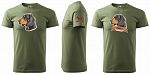 Pánské myslivecké tričko 129 PXT CREATIVE se psem khaki vel. XXL - Obrázek (16)
